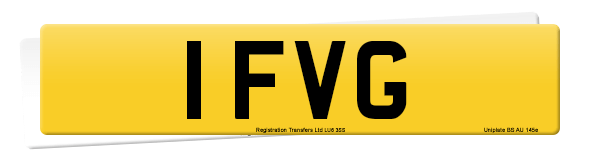 Registration number 1 FVG